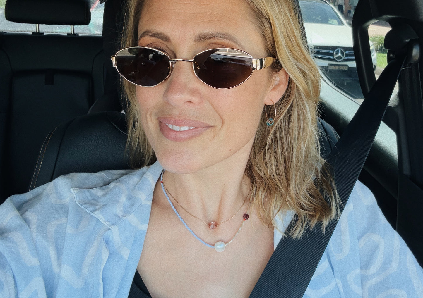 Golden Pearl Necklace