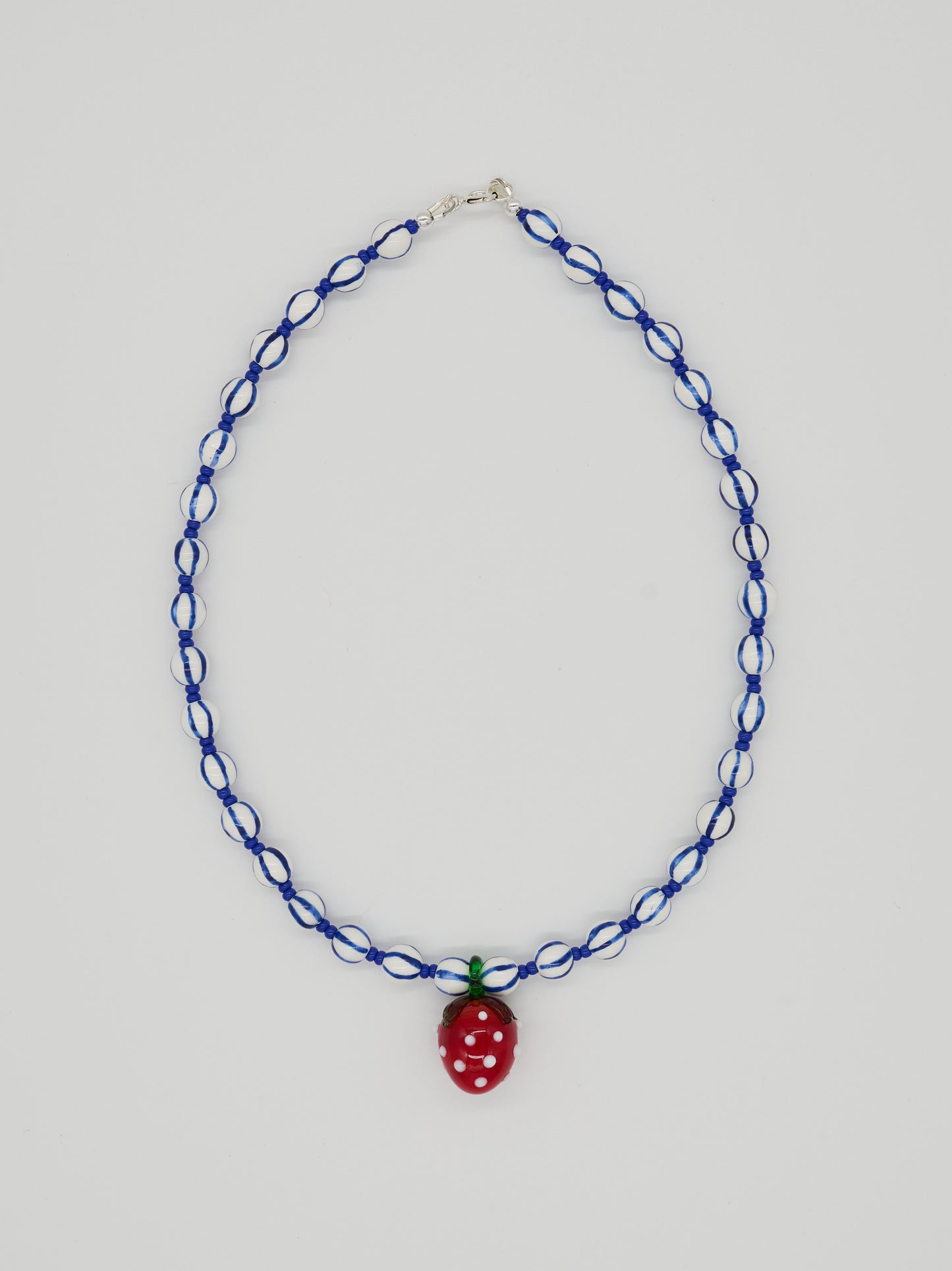 Santorini Fruits Necklace | Strawberry Stripe