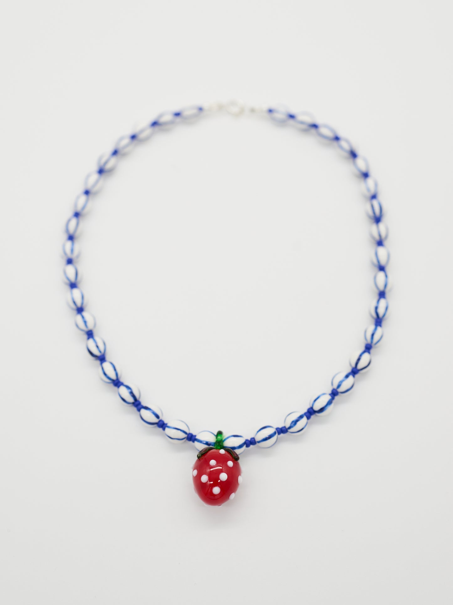 Santorini Fruits Necklace | Strawberry Stripe