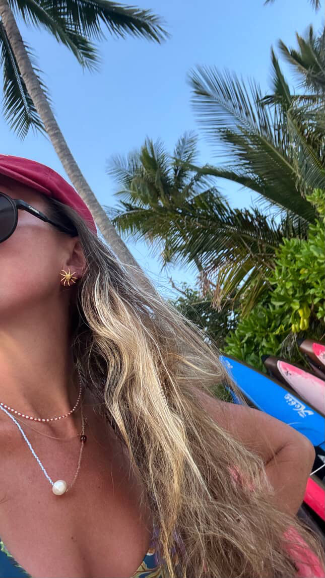 Golden Pearl Necklace