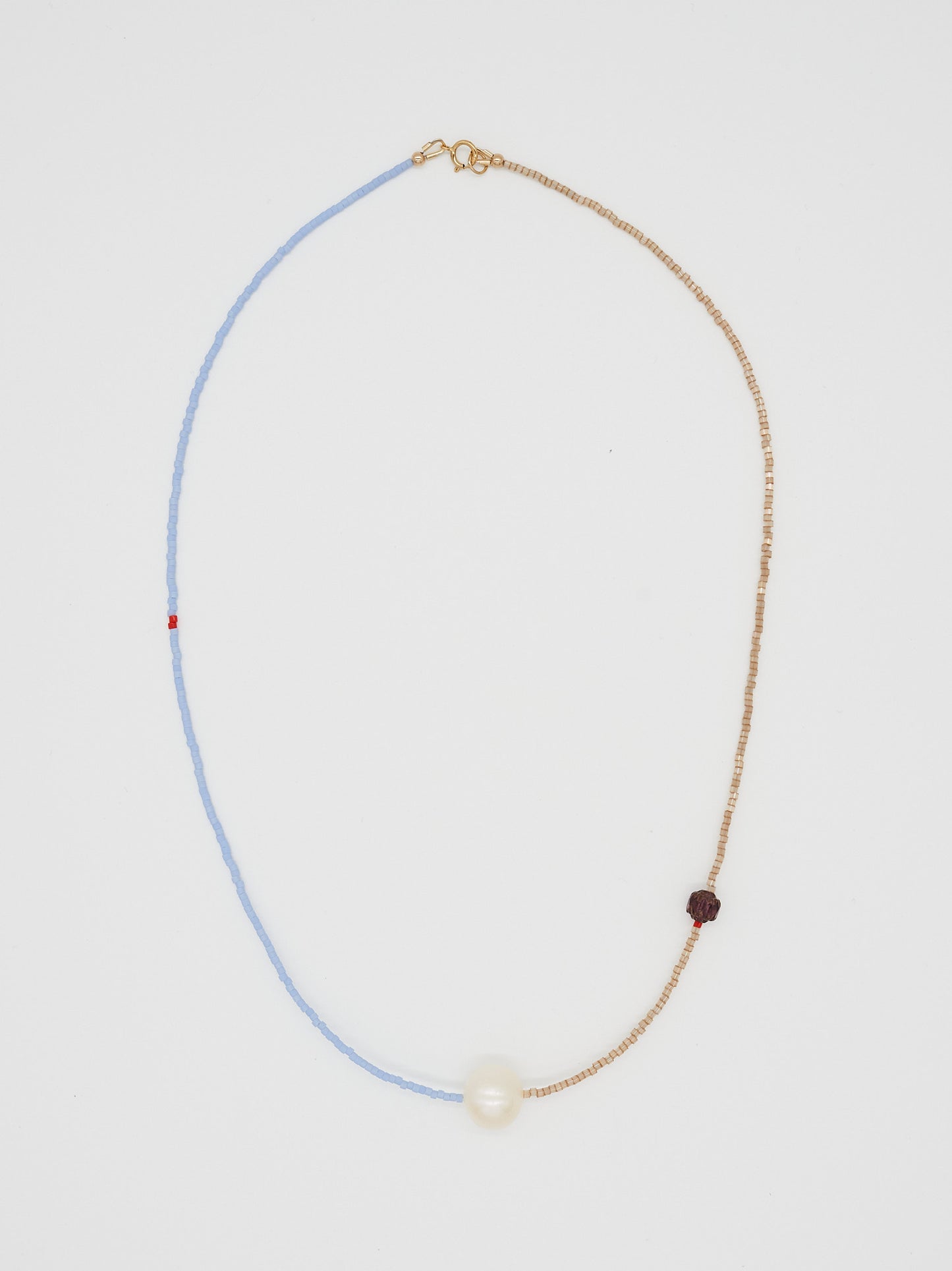 Golden Pearl Necklace