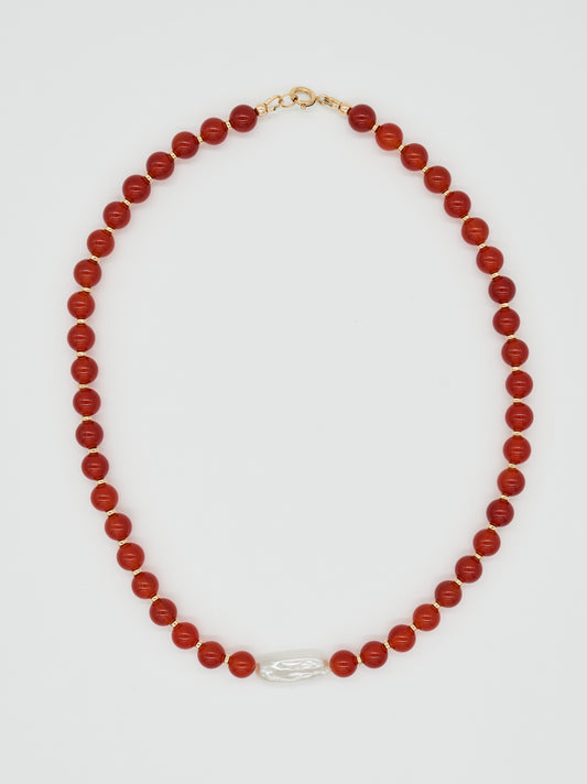 Pearl + Ember Necklace