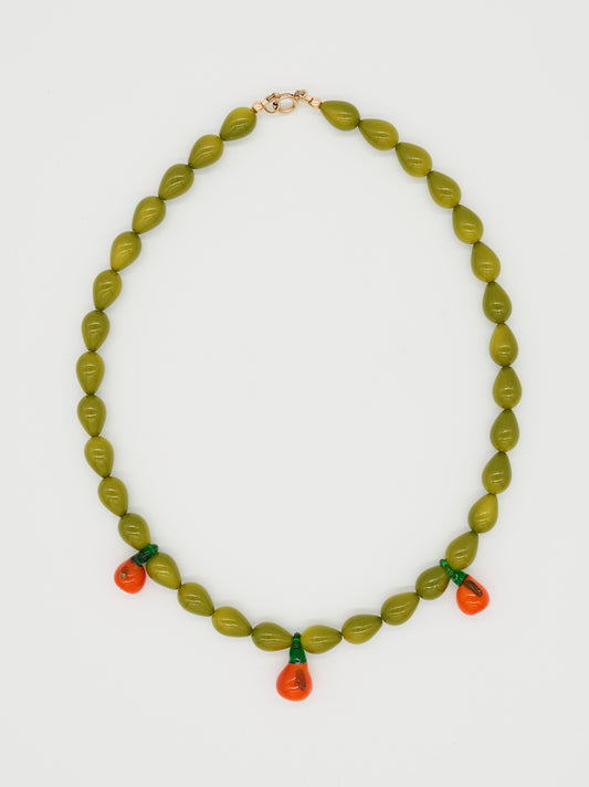 Santorini Fruits Necklace | Orange